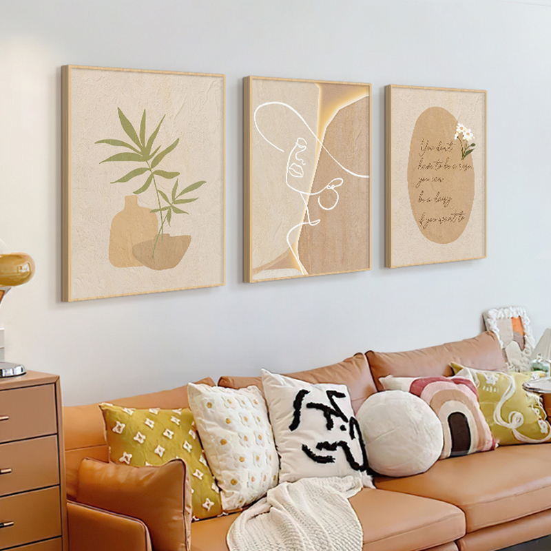 ภาพวาดศิลปะนามธรรมลายเส้นสไตล์ - Korean Lifestyle Aesthetic บทวิจารณ์และราคา