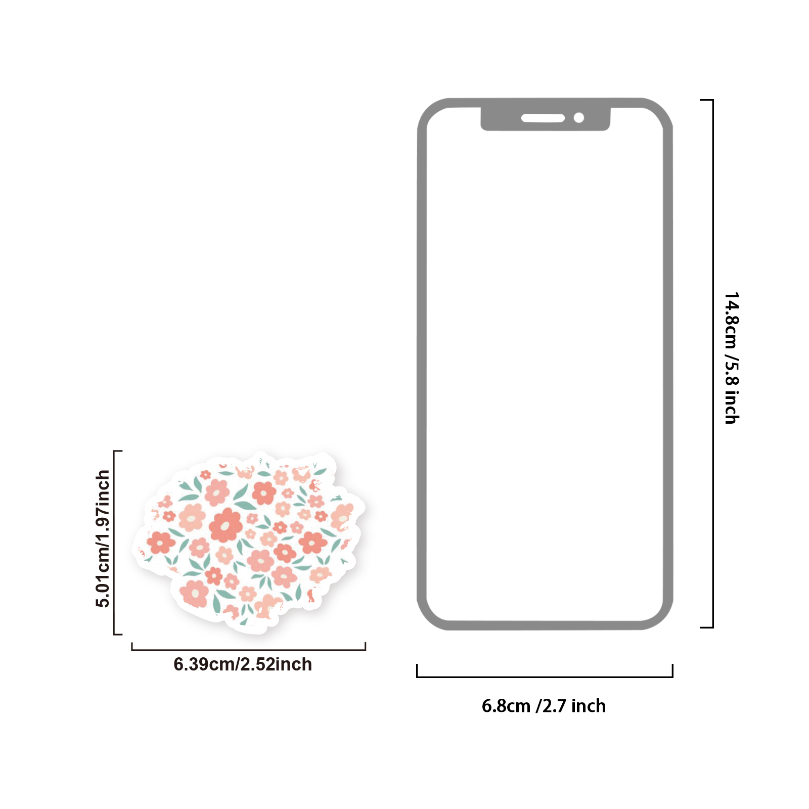 เอโทริ ไลฟ์ สติกเกอร์ลายดอกไม้ - Korean Lifestyle Aesthetic บทวิจารณ์และราคา