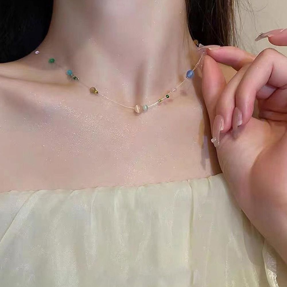 สร้อยคอโลหะผสมสไตล์เกาหลี สร้อ - Korean Lifestyle Aesthetic บทวิจารณ์และราคา