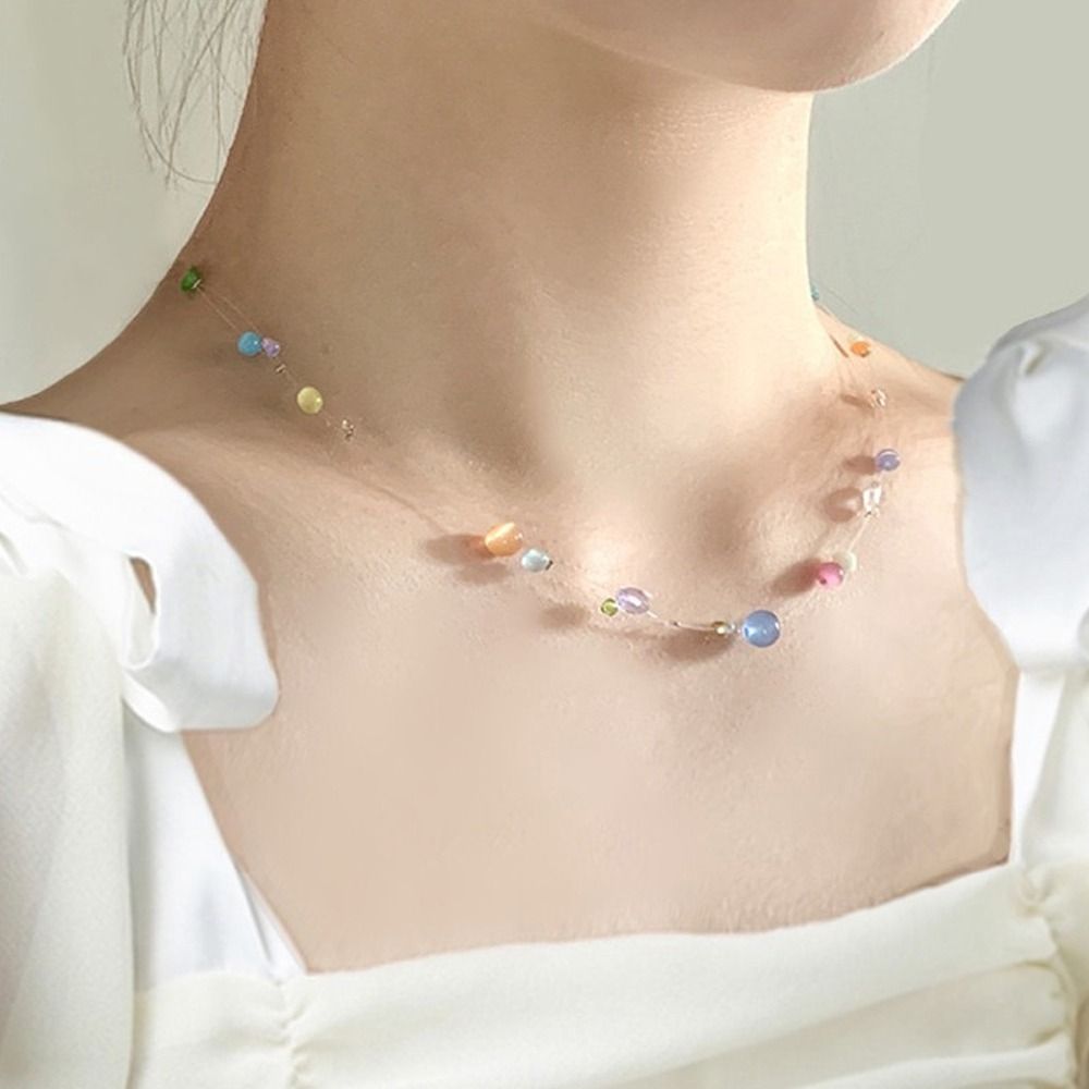 สร้อยคอโลหะผสมสไตล์เกาหลี สร้อ - Korean Lifestyle Aesthetic บทวิจารณ์และราคา