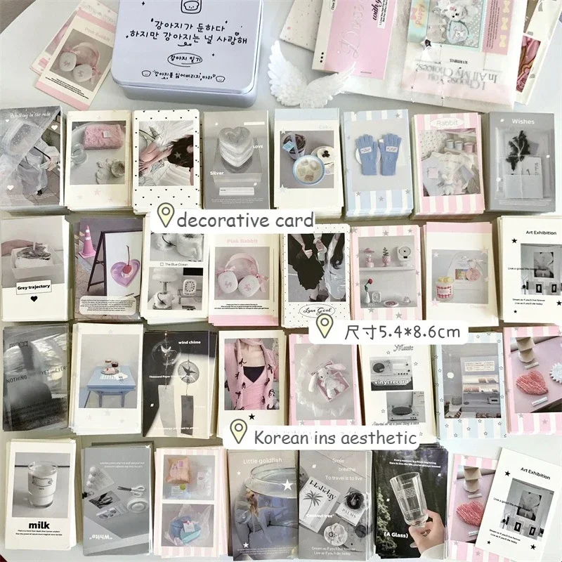 การ์ดสะสมสไตล์เกาหลี 30 ชิ้น ส - Korean Lifestyle Aesthetic บทวิจารณ์และราคา